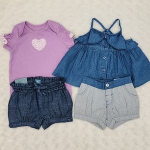 NEW Gap baby girl summer bundle size 3-6 months